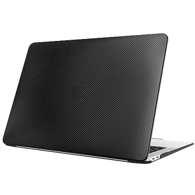 Afbeelding van Fintie Hoes compatibel met MacBook Air 13 (2018 2020 vrijgave) A2337 M1 A2179 A1932, ultradunne matte hardcase beschermhoes Snap Case 13&quot; Retina, (Zwart Golven)
