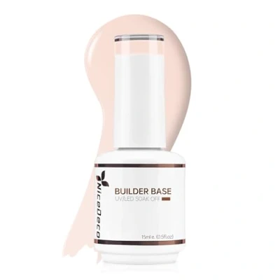 Afbeelding van Nicedeco 8 in 1 Builder Base Gel Semi permanente Nagellak Coat Uitbreiding Versterking Color Nail Art 15ML 005