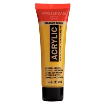 Afbeelding van Amsterdam acryl 269 azogeel middel 20 ml