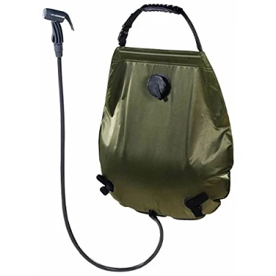 Afbeelding van MFH Solar / Camp shower &quot;Deluxe&quot; 20L, olijfgroen, met draagtas