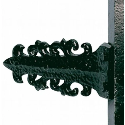Afbeelding van Nostalgische hoeksteun 1502 Angle Rig O50 Kleur: Zwart Ral 9005 Outlet