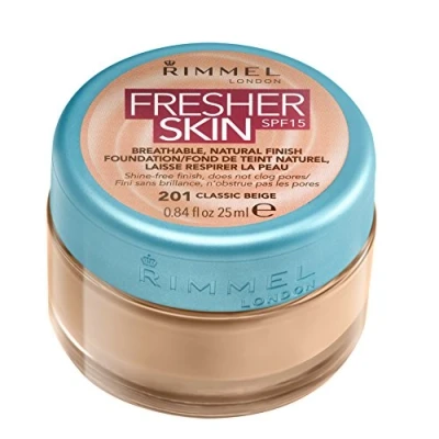 Afbeelding van Desigual Rimmel London Fresher Skin Spf15 Natural Foundation 201 Classic Beige