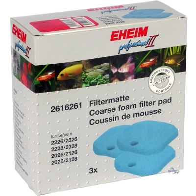 Afbeelding van Eheim Schuimstof Filtermat Blauw Voor 2026 2128,2226 2328 2426 3 Stuks