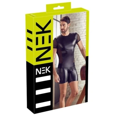 Afbeelding van Nek Herenshirt XL Zwart