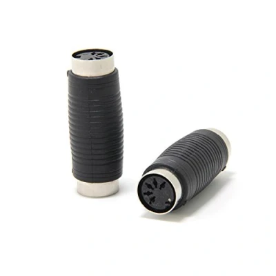 Afbeelding van 5 polige DIN naar MIDI (vrouwelijk) connector koppeling DIN, koppelingsadapter (2 stuks)