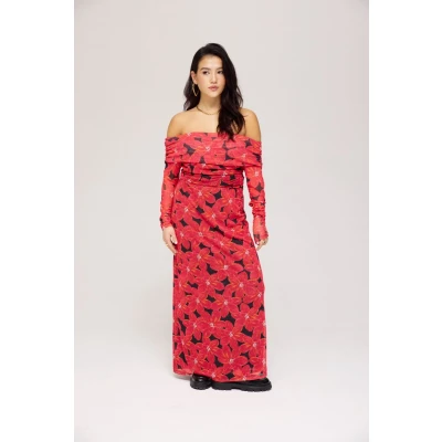 Afbeelding van Harper and Yve Rok Leny SS25J000 Rood
