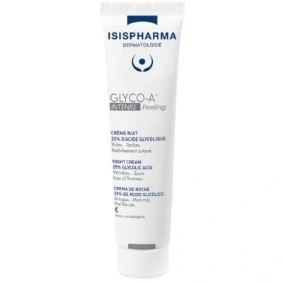 Afbeelding van ISISPHARMA GLYCO A Intense Peeling Nachtcrème met 25% Glycolzuur voor de rijpere huid Verzacht, egaliseert en verstevigt Anti Plek Aging Effect Gemaakt in Frankrijk