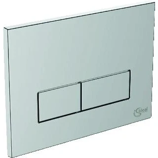 Afbeelding van Ideal standard bedieningspaneel rechthoek 2f chroom w3708aa
