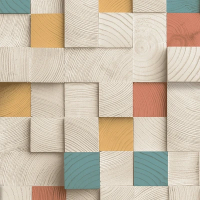 Afbeelding van Dutch Wallcoverings Artifice M801 01 Beige / Geel