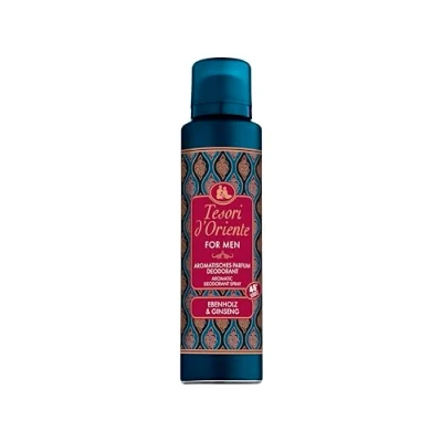 Afbeelding van Tesori d&#039;Oriente Aromatisch parfum deodorant &#039;Ebbenhout &amp; Ginseng&#039; For Men 48 uur bescherming Wellness Ritueel voor lichaam zintuigen 150 ml