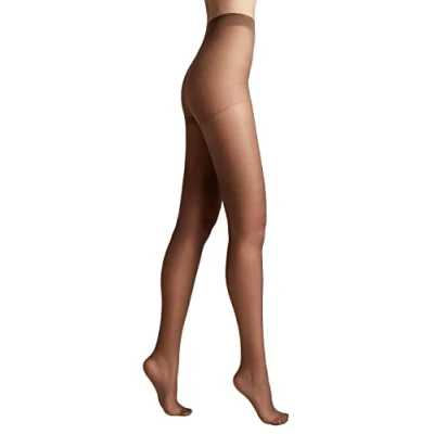 Afbeelding van Conte elegant matte damespanty met zijdeeffect versterkte dunne panty extreem flexibel NUANCE 40 beige maat 11 Brons 6