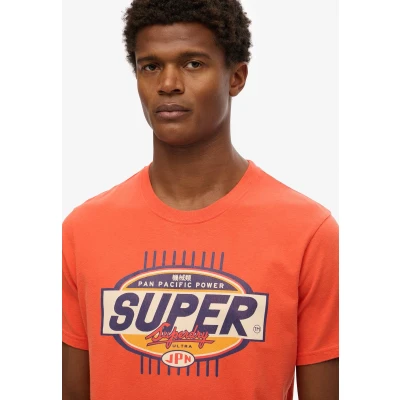 Afbeelding van Superdry Gasoline Graphic Relaxed T shirt Met Korte Mouwen L Man