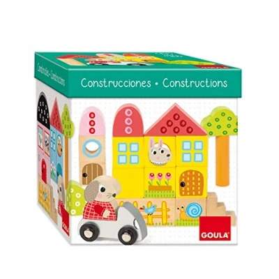 Afbeelding van Jumbo D50201 Goula constructie, 40 houten onderdelen, meerkleurig
