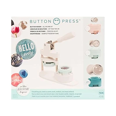 Afbeelding van We R Makers Button press bundle all in one kit