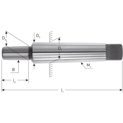 Afbeelding van Rotec Boorhouderstift MK1 B16 1801016