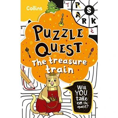 Afbeelding van Treasure Train: Solve more than 100 puzzles in this adventure story for kids aged 7+