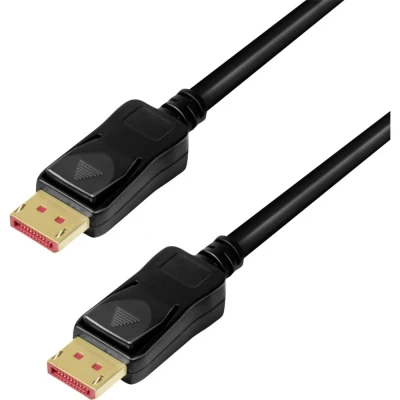 Afbeelding van LogiLink DisplayPort AV Aansluitkabel [1x 1x DisplayPort] 10 m Zwart