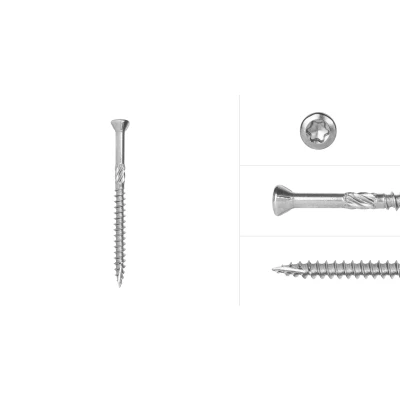 Afbeelding van Vlonderschroeven RVS 410 5 x 60 mm Torx 25 met snijpunt Doos 100 Stuks