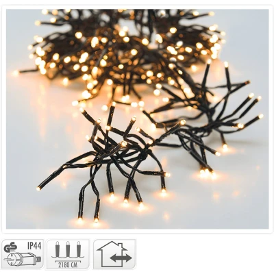 Afbeelding van Clusterverlichting 24.8 meter PerfectLED (3000 LEDs, Binnen/Buiten, Warm wit)