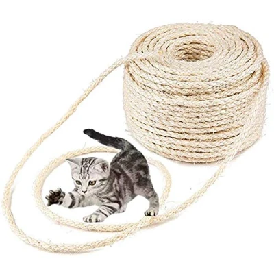 Afbeelding van Parain sisal touw voor krabpaal kattenboom katten natuurlijk 6 mm (15 m)