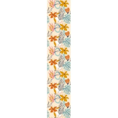 Afbeelding van Papier peint intissé pré encollé FLEURS ET FEUILLES TROPICALES 1 rouleau de 300x60cm