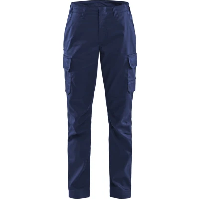 Afbeelding van Blaklader Dames industrie werkbroek stretch 7144 1832 Marineblauw/Korenblauw D23