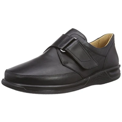 Afbeelding van Ganter Sensitief KURT K, herenslippers, zwart, 47 EU X Breed