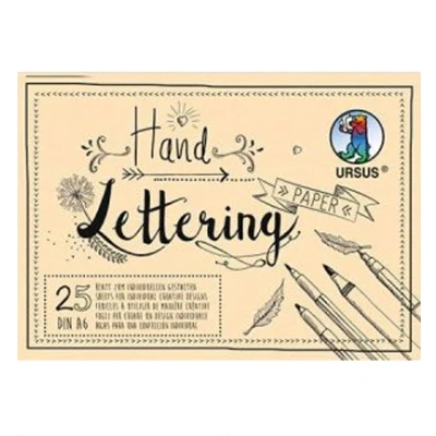 Afbeelding van Handlettering Papier Creme, A6