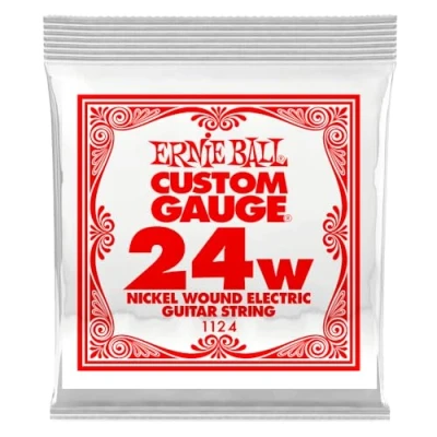 Afbeelding van Ernie Ball 1124 .024 Nickel Wound losse snaar voor elektrische gitaar
