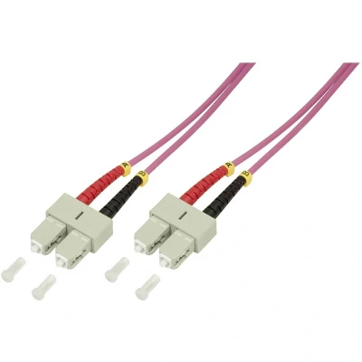 Afbeelding van LogiLink FP4SC20 Glasvezel Optische vezel Aansluitkabel 50/125 µ Multimode OM4 20.00 m
