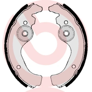 Afbeelding van Brembo Remschoen set S 23 502