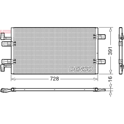 Afbeelding van Denso Airco condensor DCN20019