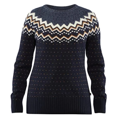 Afbeelding van Trui Fjällräven Women Övik Knit Sweater Dark Navy L