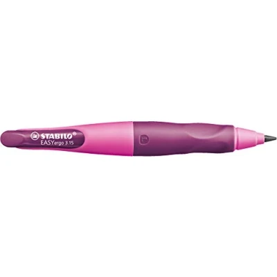 Afbeelding van Ergonomisch snappotlood STABILO EasyErgo 3.15 in roze/lila voor Mancini met 3,15 mm loodkwaliteit HB
