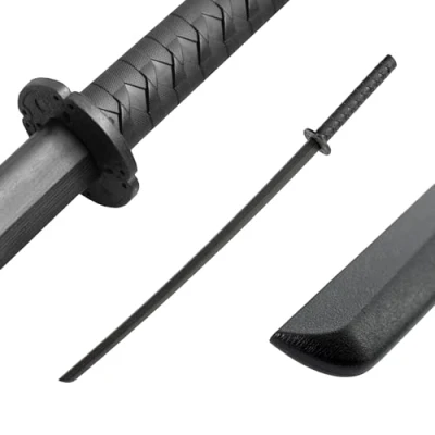 Afbeelding van DEPICE Bokken harde kunststof 101 cm, 600 g, Iaido, Aikido, Bokuto, sparring Ready, zwart