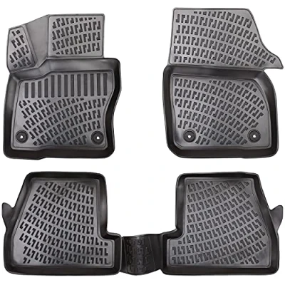 Afbeelding van Elmasline Design 3D rubberen matten set voor Ford Focus III MK3 2010 2014 extra hoge rand van 5 cm