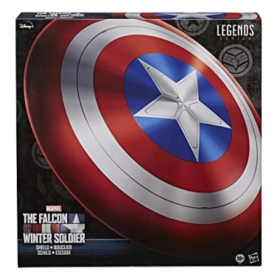 Afbeelding van Hasbro Marvel Legends Series the Falcon and Winter Soldier hoogwaardig rollenspelschild van Captain America voor liefhebbers vanaf 18 jaar