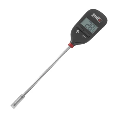 Afbeelding van Weber Afleesbare Thermometer Digitale &amp; Sonde Vleesthermometer Snelle En Exacte Met Beveiligingskapje Voor De Naald Zwart (6750)