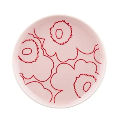 Afbeelding van Marimekko Piirto Unikko Oiva bord Ø13,5 cm Roze