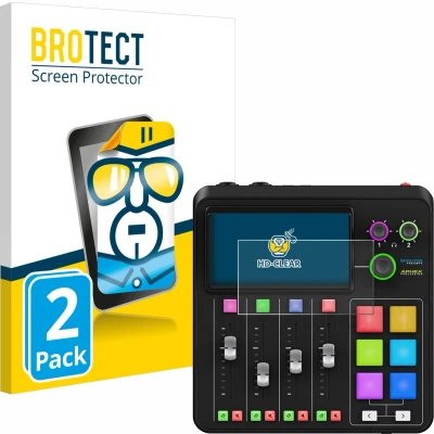 Afbeelding van BROTECT Screenprotector voor Rode Rodecaster Duo Folie Beschermfolie transparant (2 Stuks)