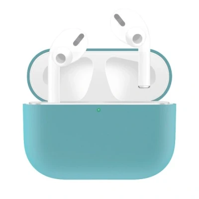 Afbeelding van AirPods Pro / 2 Solid series Siliconen hoesje Turquoise