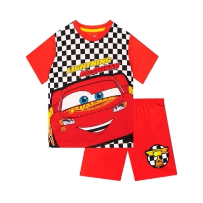 Afbeelding van Disney Pyjama&#039;s Lightning McQueen Jongens Korte Pjs Cars Rood 110