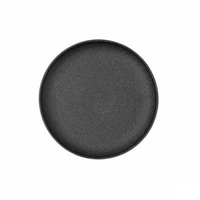 Afbeelding van Eetbord Bidasoa Fosil Zwart Keramisch 21,3 x 21,2 2,2 cm (8 Stuks)