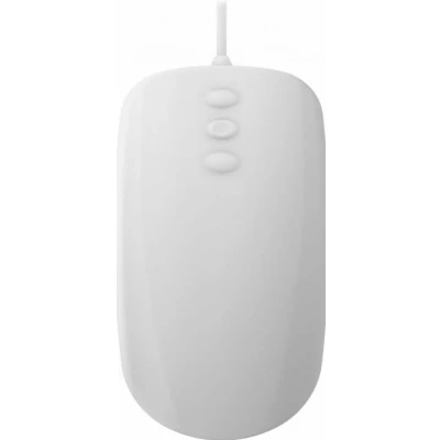 Afbeelding van CHERRY Active KEY MMS AK PMH3 Corded Muis Kabelgebonden Infrarood Wit 3 Toetsen 1000 dpi Siliconemembraan volledig verzegeld (IP68), Ergonomisch, Geluidsarme