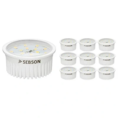 Afbeelding van SEBSON LED Module 5W Ultra Plat ø50x26mm voor Inbouwspot 400lm Warm Wit 3000K Niet Dimbaar vervangt GU10 MR16 Lichtbronnen Set van 10
