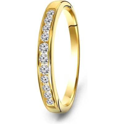 Afbeelding van Miore Gouden Ring met Diamanten Dames 14 karaat Goud