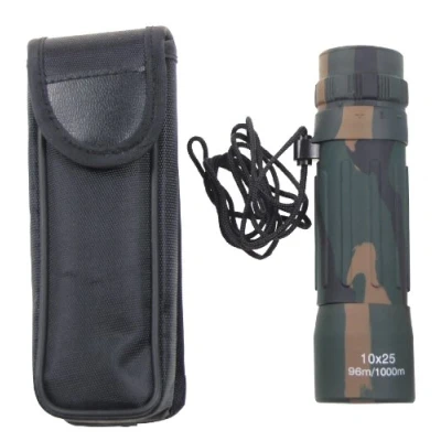 Afbeelding van MFH Monoculaire Woodland Camouflage 10x vergroting/Lens diafragma 25 mm