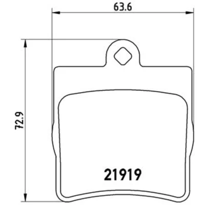 Afbeelding van Brembo Remblokset P 50 072