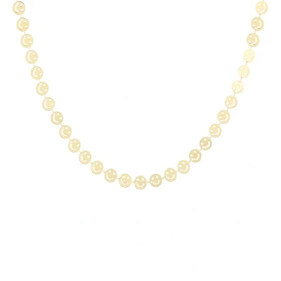 Afbeelding van OOZOO Jewellery goudkleurige ketting met smileys SN 2010
