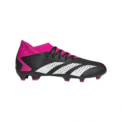 Afbeelding van adidas Performance Predator Accuracy 3 FG Voetbalschoenen met kunststof noppen core black cloud white team shock pink, Heren, Maat: 45 1/3